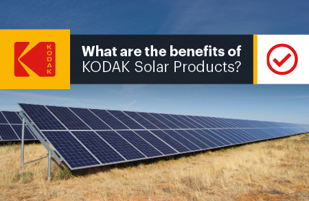 Benefits of KODAK Solar
